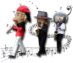 The Sax Puppets - Marching Band