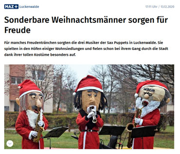 The Sax Puppets in Luckenwalde