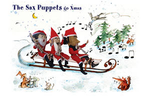 Sax Puppets go Xmas