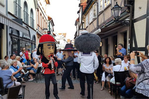 Die Sax Puppets bei der Streetparade Celle 2019